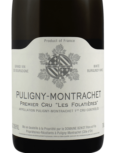 Domaine Bzikot Puligny-Montrachet 1er Cru 'Les Folatières