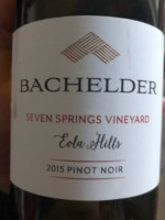 Bachelder Seven Springs Vineyard Pinot Noir