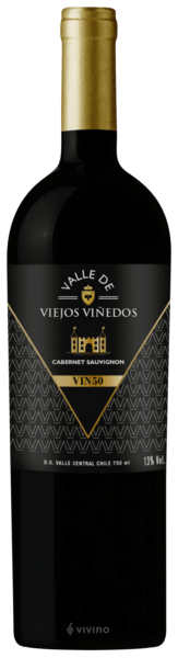 Vinho Valle de Viejos Viñedos Tinto Seco Chile Vin 50 Cabernet Sauvignon 2024 750ml