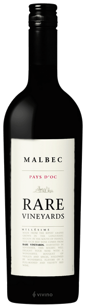 Rare Vineyards Malbec