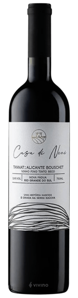 Vinho Caetano Vicentino Tinto Seco Brasil Casa Di Neni Alicante Bouschet, Tannat 2021 750ml