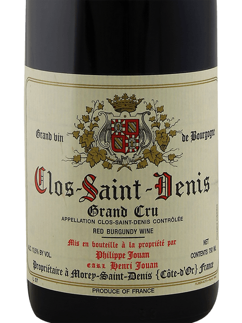 ワイン CLOS SAINT-DENIS GRAND CRU 2016 2016 Domaine Dujac Clos St. Denis - CellarTracker