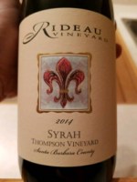 Rideau Thompson Vineyard Syrah