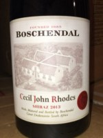 Boschendal Cecil John Rhodes Shiraz