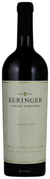 Beringer Single Vineyard Steinhauer Ranch Cabernet Franc