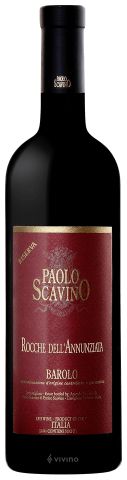 Paolo Scavino Rocche dell'Annunziata Barolo Riserva | Vivino English