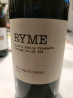 Ryme Stiletto Family Vineyards Montepulciano