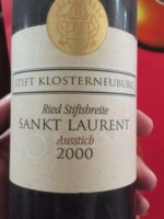 Stiftskellerei Klosterneuburg Ried Stiftsbreite Sankt Laurent Ausstich