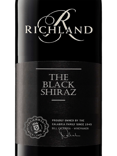 2020 Richland The Black Shiraz Calabria Family Wines Riverina/Australien 0,75l