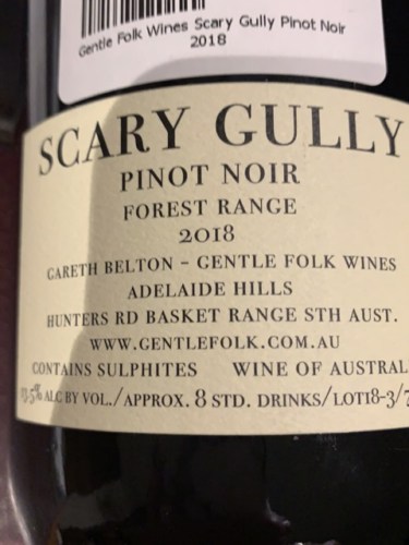 G Belton Scary Gully Vineyard Forest Range Vivino