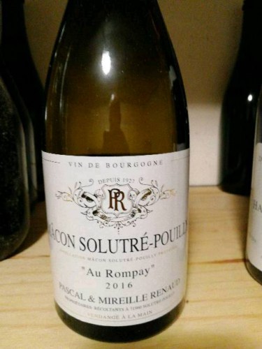 Pascal Renaud Au Rompay Mâcon-Solutré-Pouilly | Vivino English