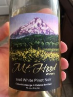 Mt. Hood Estate White Pinot Noir