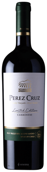 Vinho Perez Cruz Tinto Seco Chile Limited Edition Carménère 2024 750ml