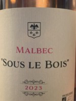 Jeff Carrel Sous Le Bois Malbec Rosé