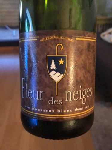Abbaye Notre Dame des Neiges Fleur des Neiges Mousseux Blanc Demi Sec
