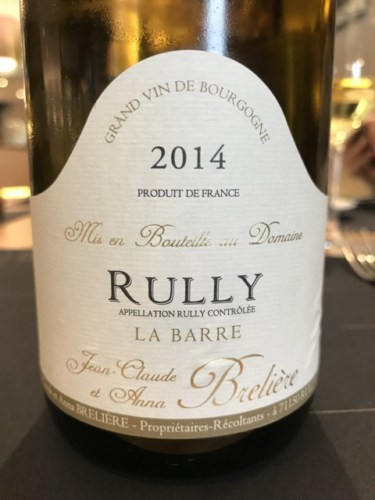 Jean-Claude et Anna Brelière Rully 'La Barre' | Vivino Português (Brasil)