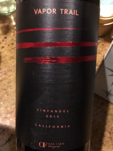Vapor Trail Zinfandel