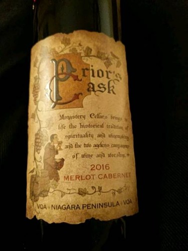 2017 Monastery Cellars Prior's Cask Merlot - Cabernet | Vivino US