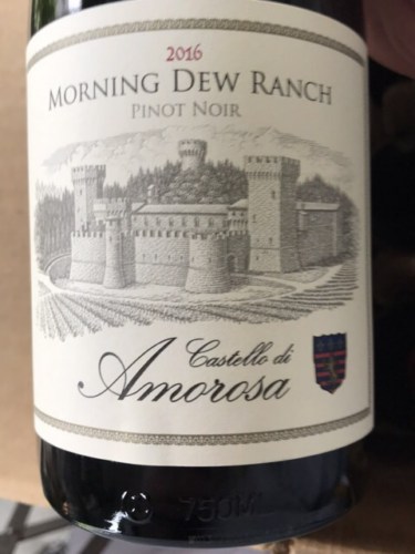 Castello di Amorosa Morning Dew Ranch Pinot Noir | Vivino English
