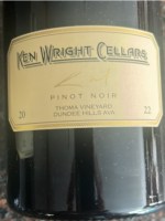 Ken Wright Cellars Thoma Vineyard Pinot Noir