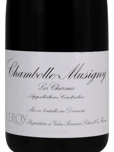 Domaine Leroy Chambolle-Musigny 1er Cru 'Les Charmes' | Vivino English