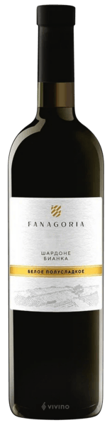 Fanagoria (Фанагория) Шардоне - Бианка Полусладкое (Chardonnay - Bianca ...