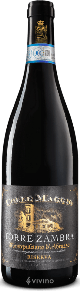 Torre Zambra Riserva Colle Maggio Montepulciano d'Abruzzo | Vivino