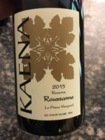 Kaena La Presa Vineyard Reserve Roussanne