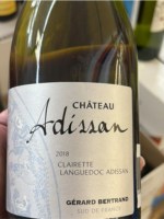 Gérard Bertrand Château Adissan Clairette Languedoc Adissan