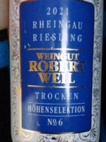 Robert Weil Höhenselektion No. 6 Riesling Trocken