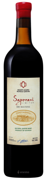 Tchotiashvili Saperavi Rcheuli Qvevri