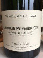 Patrick Piuze Mont de Milieu Chablis 1er Cru
