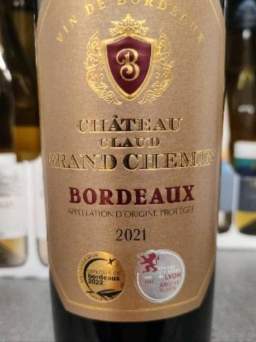 Aldi Château Claud Grand Chemin Bordeaux | Vivino English