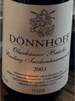 Dönnhoff Oberhäuser Brücke Riesling Trockenbeerenauslese