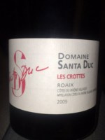 Domaine Santa Duc Côtes du Rhône Villages Roaix Les Crottes