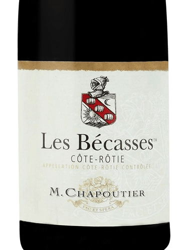 M. Chapoutier Les Bécasses Côte-Rôtie 04 2016 M. Chapoutier Côte-Rôtie Les Bécasses - CellarTracker