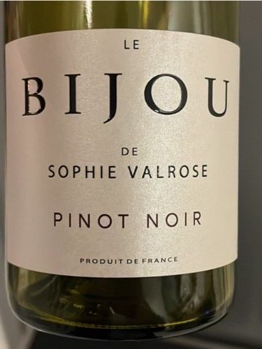 Bijou Wine Le Bijou de Sophie Valrose Pinot Noir | Vivino English