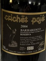 Roagna Crichet Pajè Barbaresco Riserva