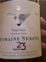 Domaine Serene Barrel 23 Pinot Noir