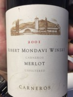 Robert Mondavi Winery Carneros Unfiltered Merlot