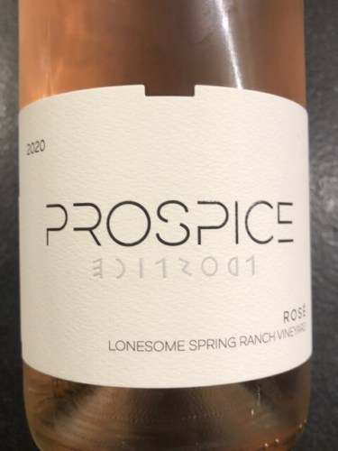 Prospice Lonesome Spring Ranch Vineyard Rosé | Vivino US