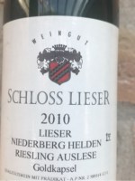 Schloss Lieser Lieserer Niederberg Helden Riesling Auslese 'Goldkapsel'