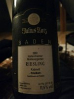 Julius Zotz Heitersheimer Maltesergarten Riesling Kabinett Trocken