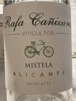 Volver Rafa Cañizares Mistela Moscatel