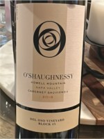 O'Shaughnessy Del Oso Vineyard Block 13 Cabernet Sauvignon