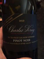 Charles Krug Pinot Noir Limited Release Dr. Maurice Galante Vineyard