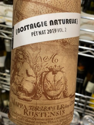 Nostaigie Naturelle Pinot Blanc Pét Nat