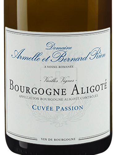 Domaine Armelle et Bernard Rion Cuvée Passion Vieilles Vignes Bourgogne ...