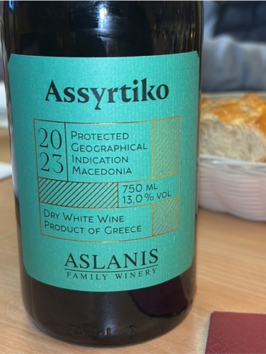 Aslanis Assyrtiko | Vivino English