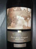 Mission Hill Family Estate Desert Ridge Vineyard Terroir Collection Meritage